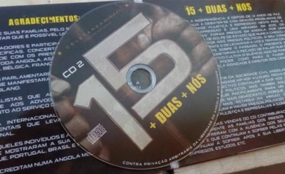 Governo angolano apreendeu discos de homenagem aos “15+2”