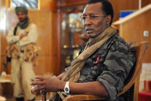 O presidente do Chade, Idriss Déby