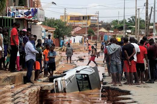 Duas crianças morreram em Luanda devido às chuvas