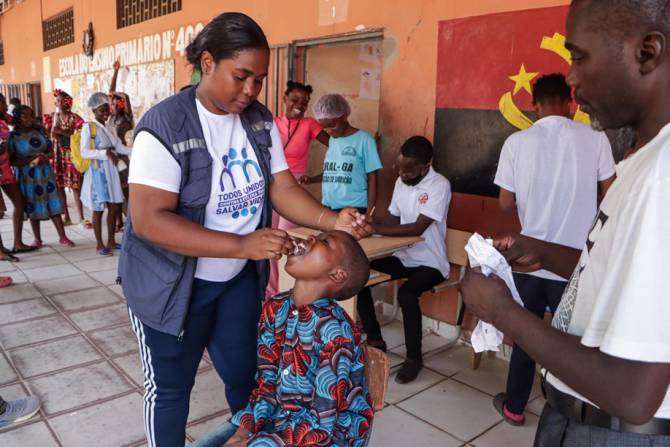 Angola vai vacinar mais de dois milhões de pessoas contra a cólera em cinco províncias