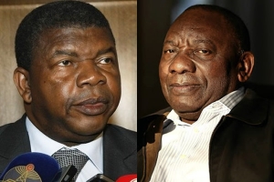 João Lourenço acertou hoje por telefone com Cyril Ramaphosa o encontro entre eles