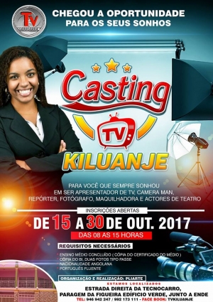 Tv Kiluanje procura novos talentos na área de Jornalismo Televisivo