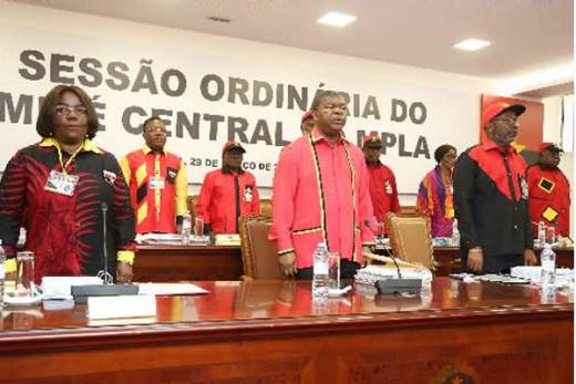 Futuro Comité Central do MPLA vai ter mais 196 membros