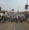 Mais de 5 Mil Motoqueiros na passeata da JMPLA em Luanda